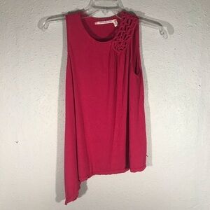 Chelsea & Violet Asymmetrical Pink Tank Top